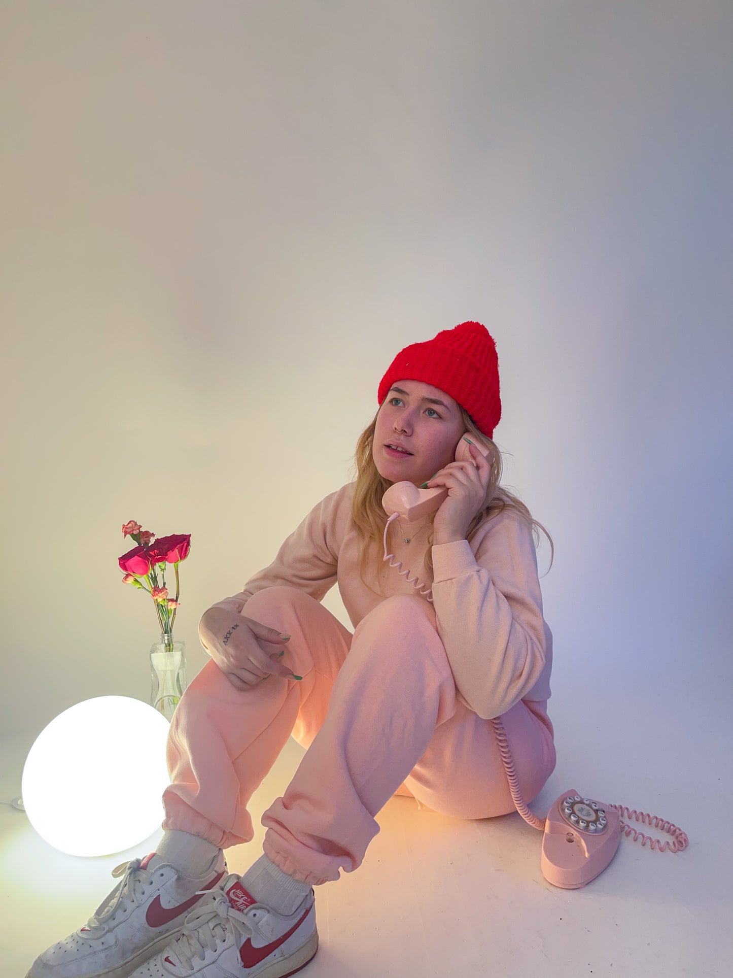 Deadstock 80s Russell Athletic Baby Pink Sweatpants