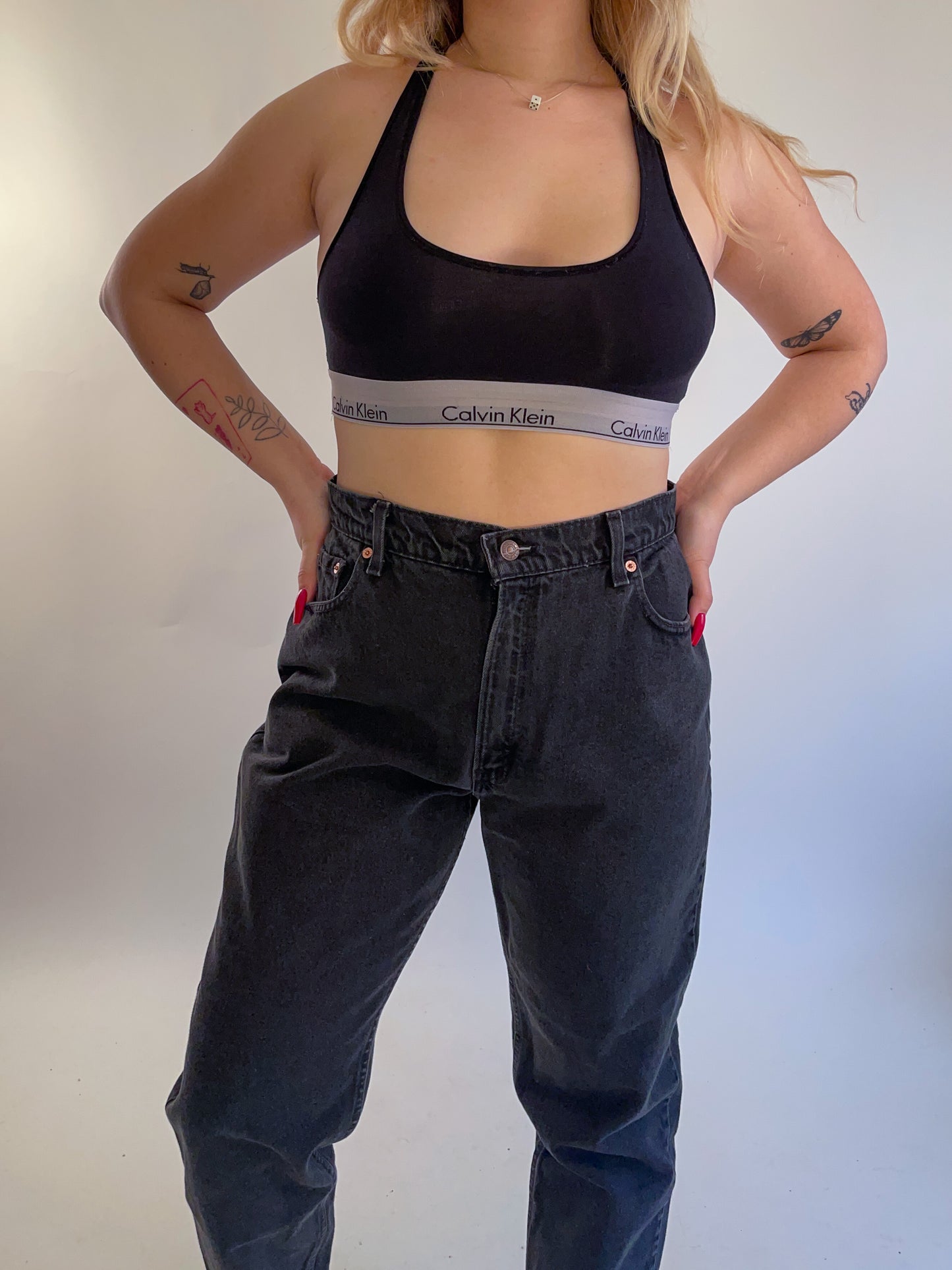 90s Black Levi's 551 Jeans (W32”)