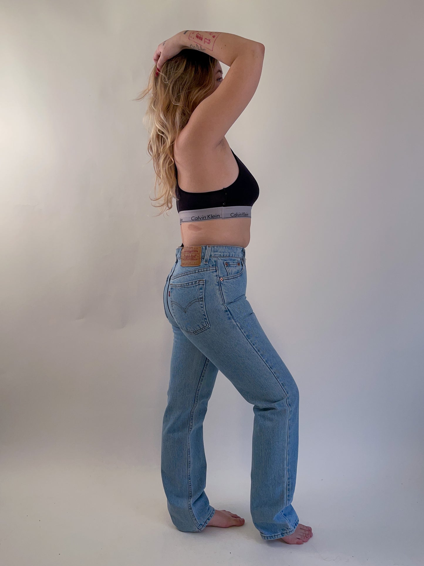 90s Light Wash Levi's 512 Jeans (W29”)