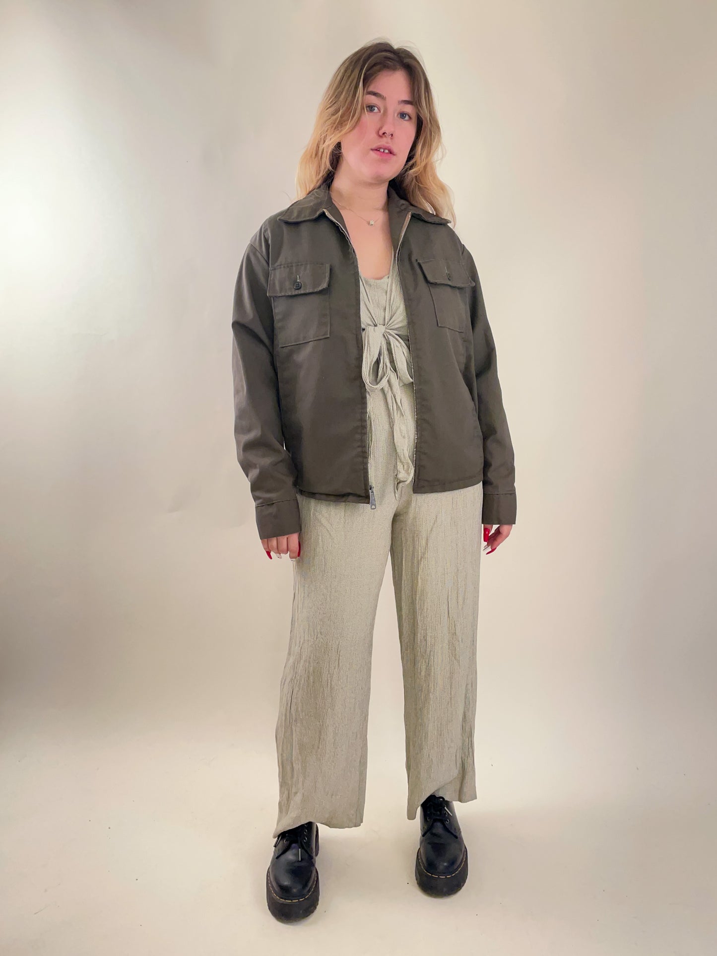 70s Olive Sears Work'N Leisure Chore Jacket (M/L)