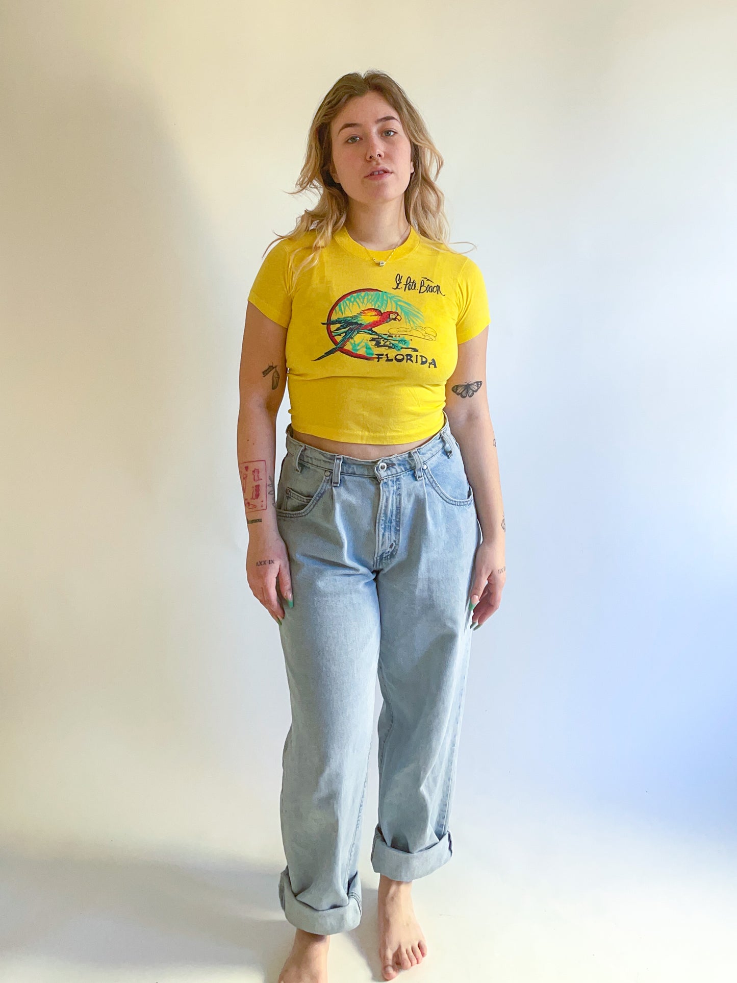 S 80s Florida Souvenir Baby Tee