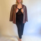 XL 80s Striped Wool Blazer