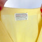 70s Buttercup Yellow Acrylic Cardigan (XL)