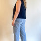 90s Black Suit Vest (XS)