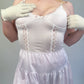 XS/S 70s White Teddy Bodysuit