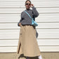 90s Khaki Cargo Maxi Skirt (L/XL)
