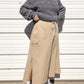 90s Khaki Cargo Maxi Skirt (L/XL)