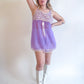 M 60s Lavender Sheer & Lace Babydoll