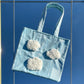 NEUE X NEU Cloudy Tote Bag in Sateen Stripe