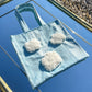 NEUE X NEU Cloudy Tote Bag in Sateen Stripe