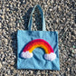 NEUE X NEU Rainbow Tote Bag in Corduroy