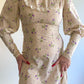 70s Gunne Sax Style Bishop Sleeve Prairie Dress (M)