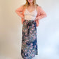 M 70s Floral Maxi Skirt