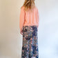 M 70s Floral Maxi Skirt
