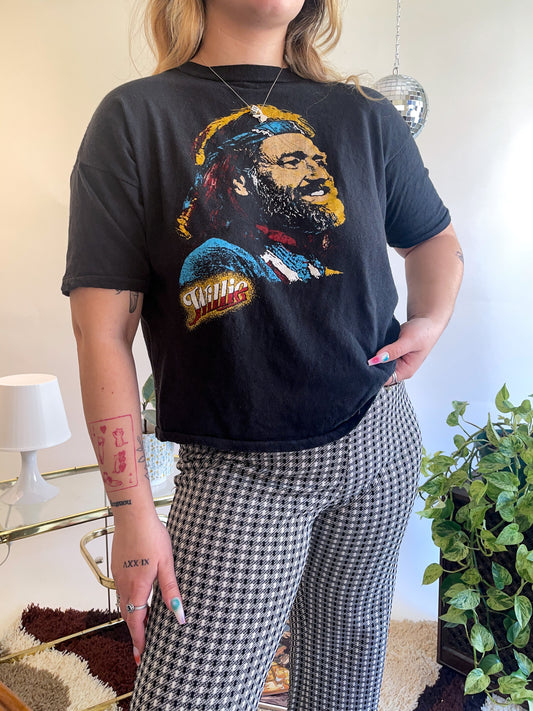 Early 80s Willie Nelson Graphic T-Shirt
