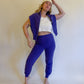 XS/S 80s Royal Purple Sweatsuit