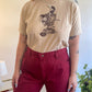 70s Tan Elvis Graphic T-Shirt