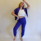 XS/S 80s Royal Purple Sweatsuit
