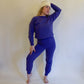 XS/S 80s Royal Purple Sweatsuit
