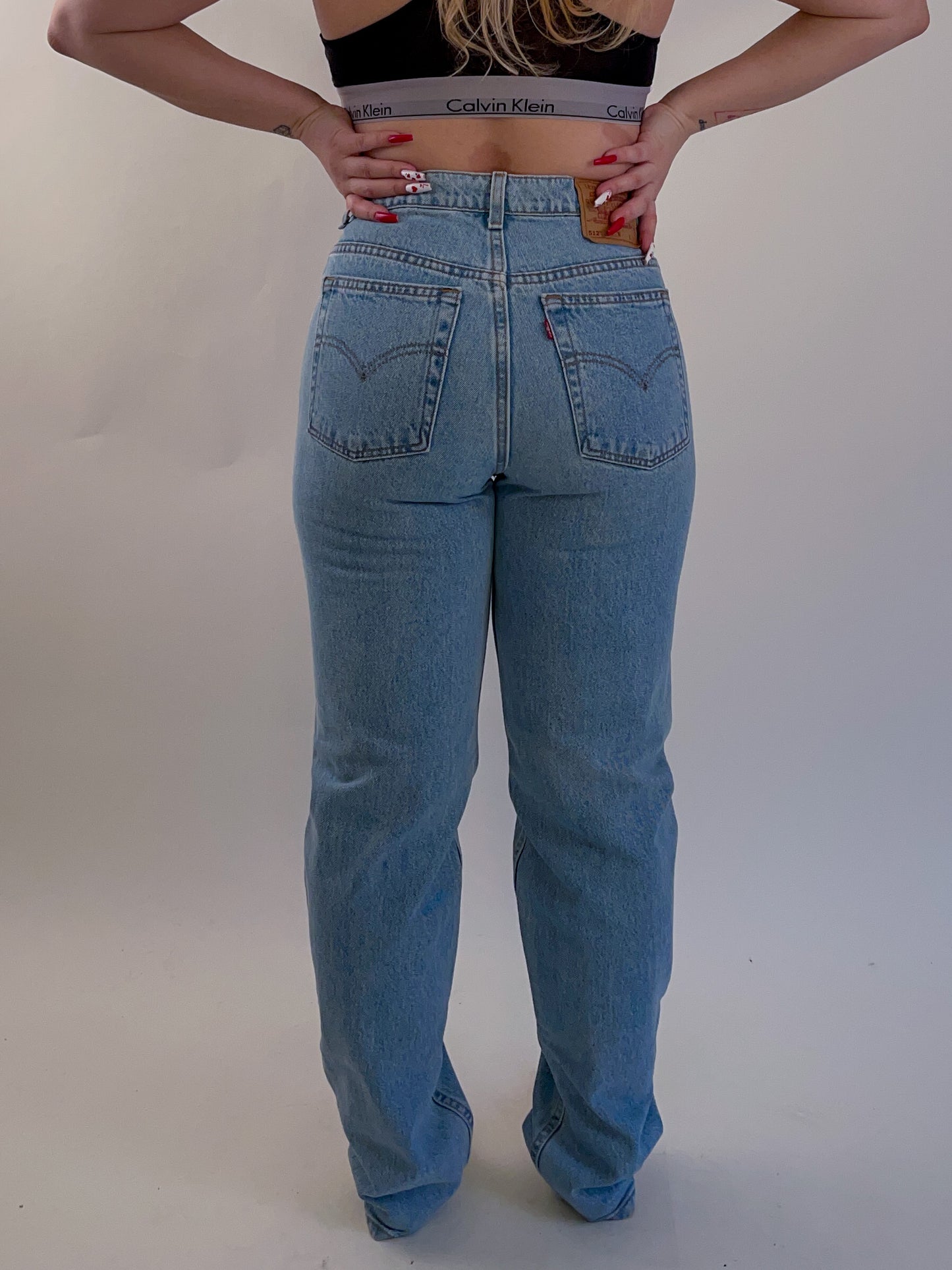 90s Light Wash Levi's 512 Jeans (W29”)