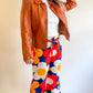 70s Burnt Orange Leather Jacket (M/L)