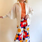 70s White Batwing Sleeve Cardigan (M/L)