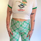 70s Lucky Charms Cropped Ringer Tee (XS/S)