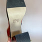 Size 8.5 90s Red Snake Skin Print Genuine Leather Boots