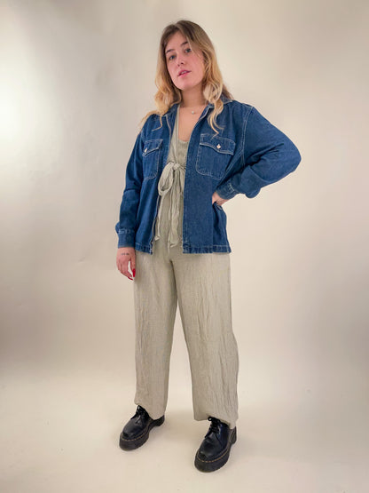 90s Denim Chore Jacket (L)