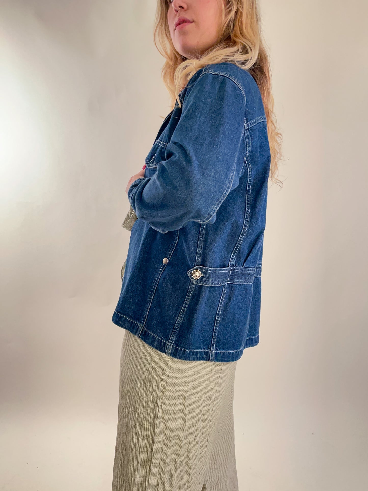 90s Denim Chore Jacket (L)