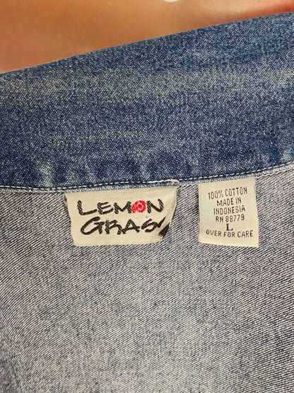 90s Denim Chore Jacket (L)
