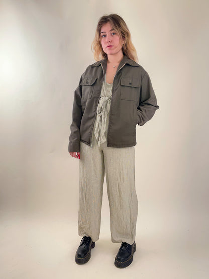 70s Olive Sears Work'N Leisure Chore Jacket (M/L)