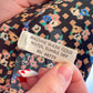 70s Floral Butterfly Sleeve Midi Dress (L/XL)