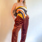 80s Chocolate Velvet Trousers (W34")