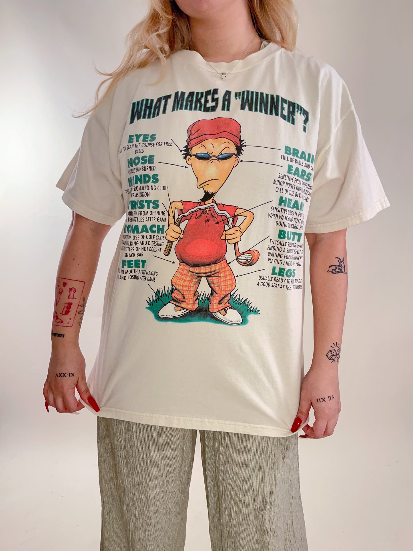 90s What Makes a Winner Tee (L)