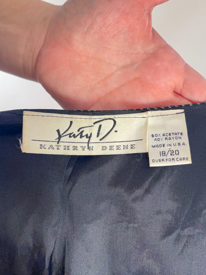 90s Mixed Print Cropped Vest (XXL)