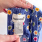 90s Colorful Daisy Print Romper (M)