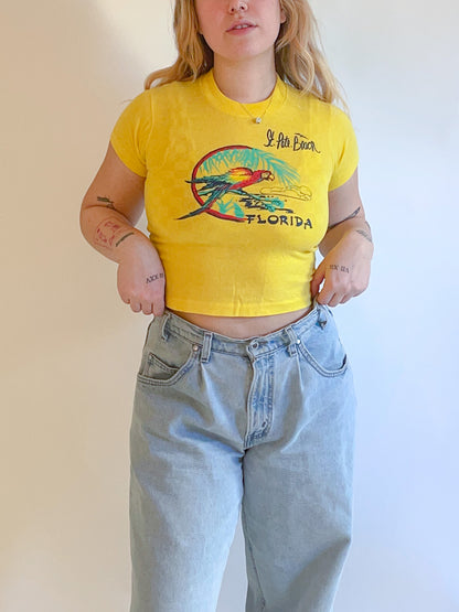 S 80s Florida Souvenir Baby Tee