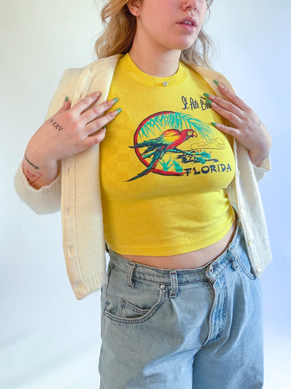 S 80s Florida Souvenir Baby Tee