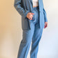 90s Powder Blue Lightweight Two Piece Suit (M/L)