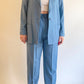 90s Powder Blue Lightweight Two Piece Suit (M/L)