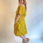 70s Handmade Yellow Bandana Dress (M/L/XL)