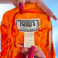 60s/70s Fumi's Hawaiian Orange Backless Maxi Dress (S/M)