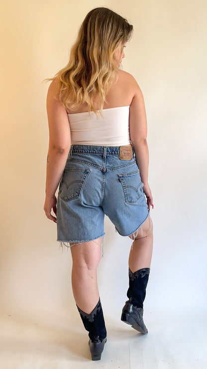 90s Levi's 560 Cut Off Long Shorts (W36")