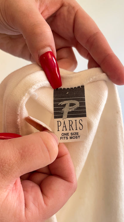 90s Cream Tube Top (S/M)