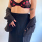 90s Embroidered Lace Unlined Bra (M)