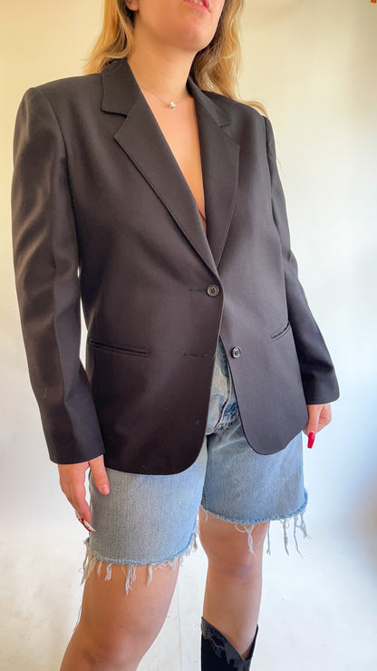 The Perfect 90s Black Blazer (M/L)