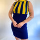 60s Mod Italian Wool Mini Dress (M)