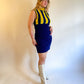 60s Mod Italian Wool Mini Dress (M)