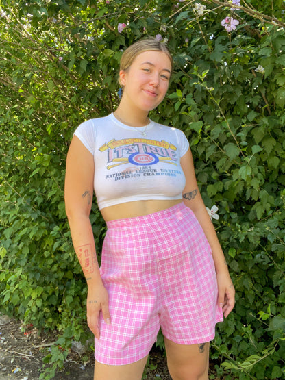 1984 Chicago Cubs Championship Baby Tee (XS)